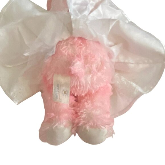 Build-A-Bear Pink Plush Bear W/ White Wedding Dress-17 in-GUC - Picture 7 of 7
